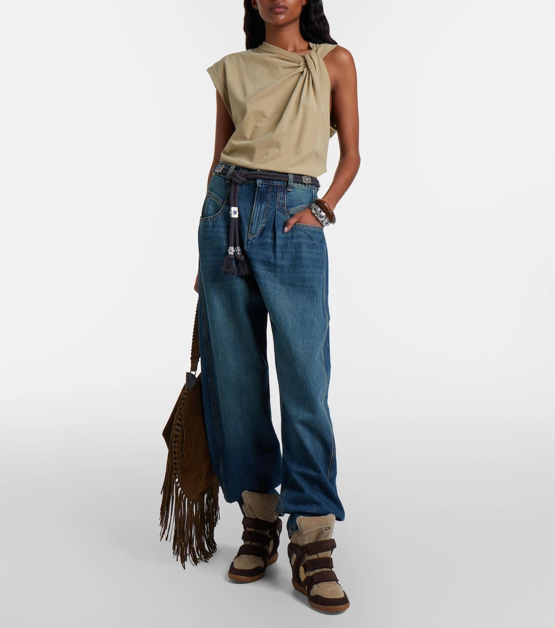 Isabel Marant - Lishaga barrel-leg jeans