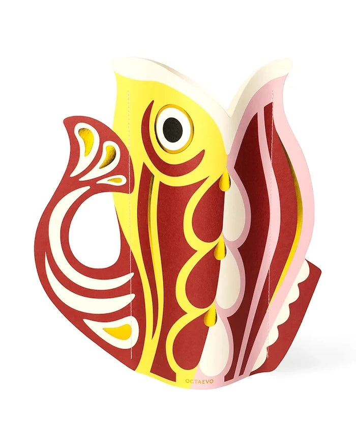 Декоративна ваза Octaevo Fish Ruby