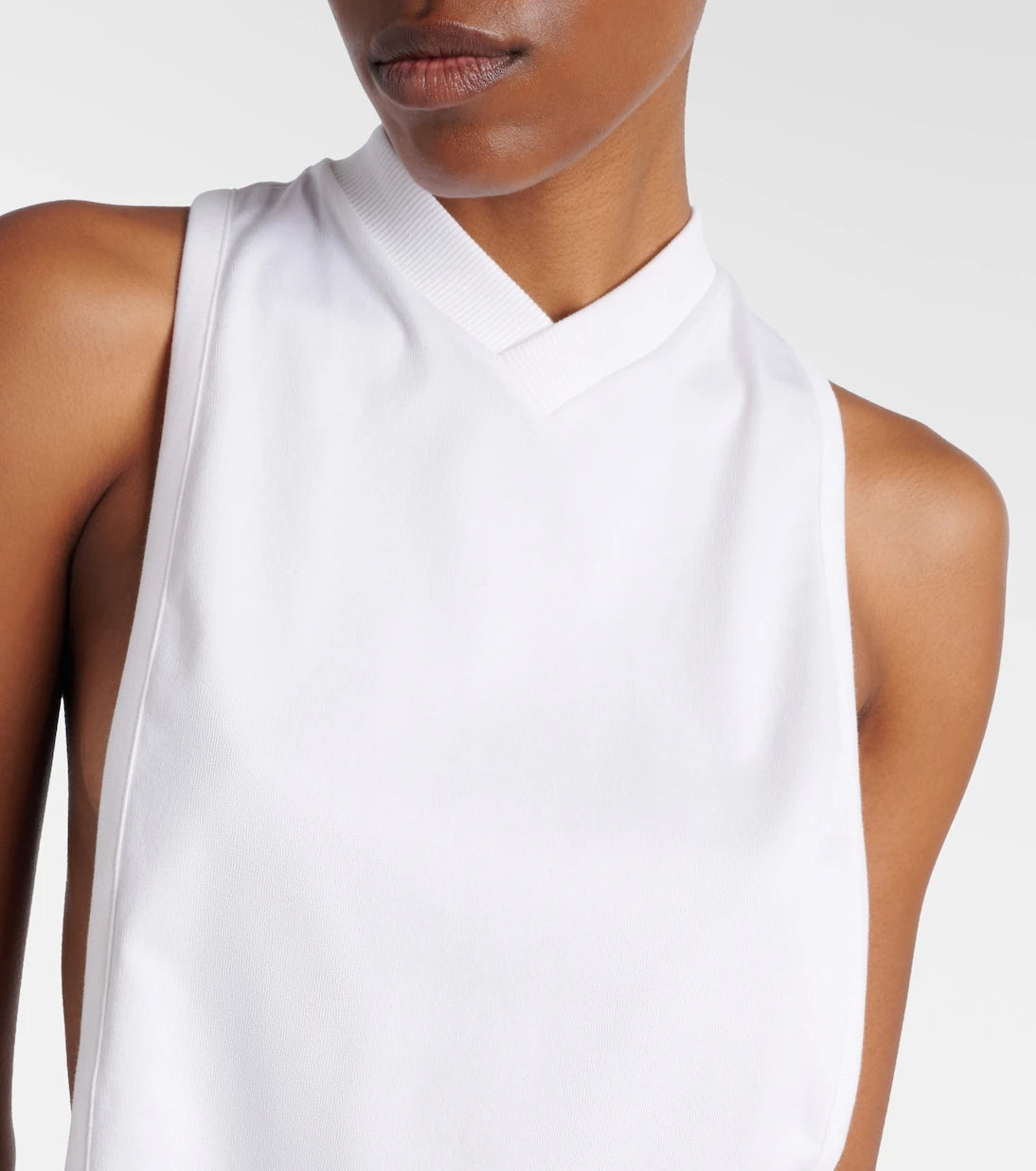 Versace - Cotton-blend jersey minidress