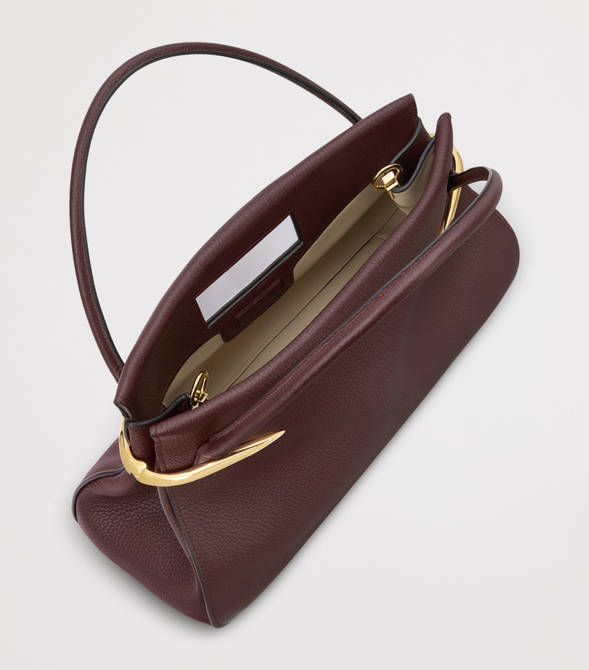 Givenchy Medium Leather Pinch Top-Handle Bag