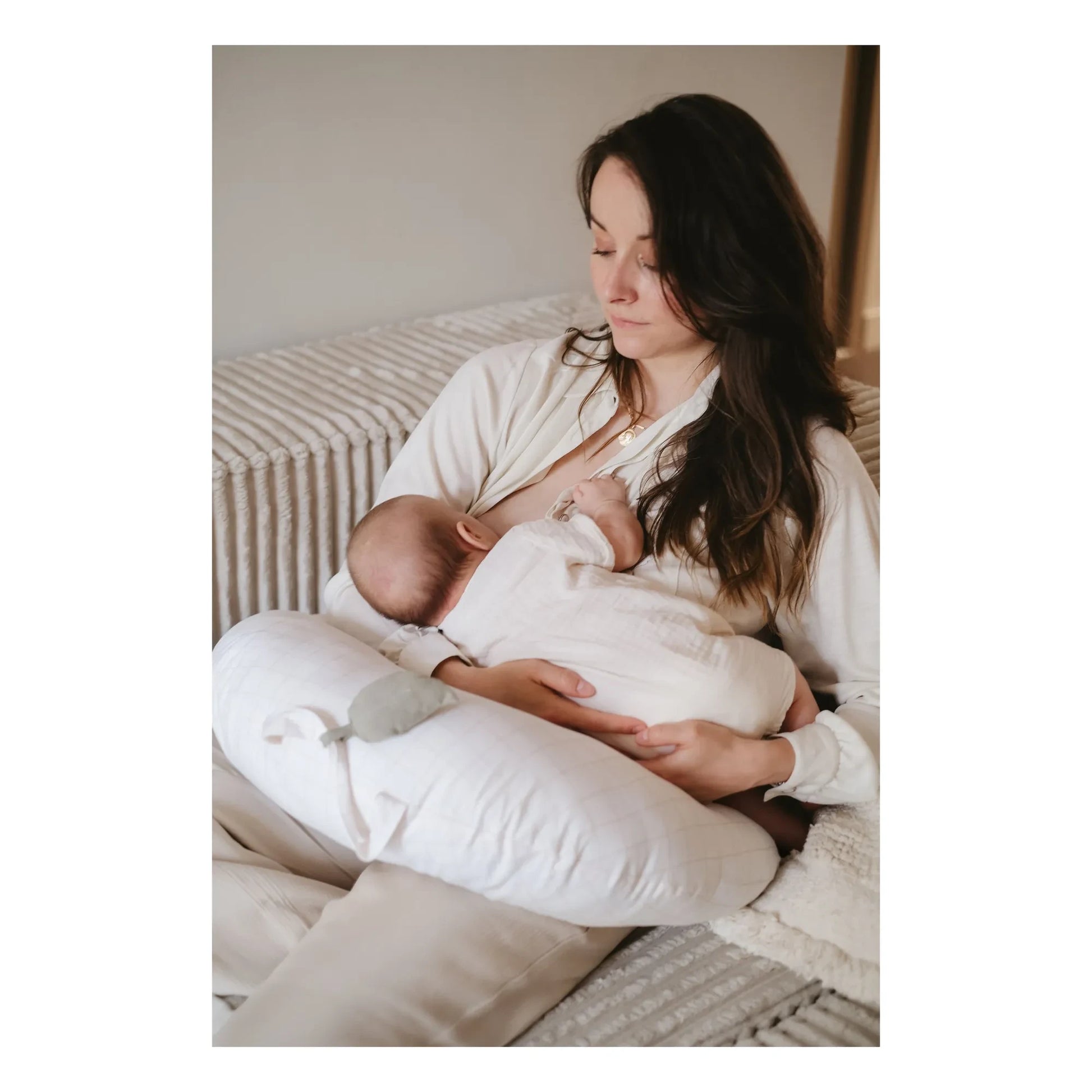 Candide - Nomadic nursing cushion | White