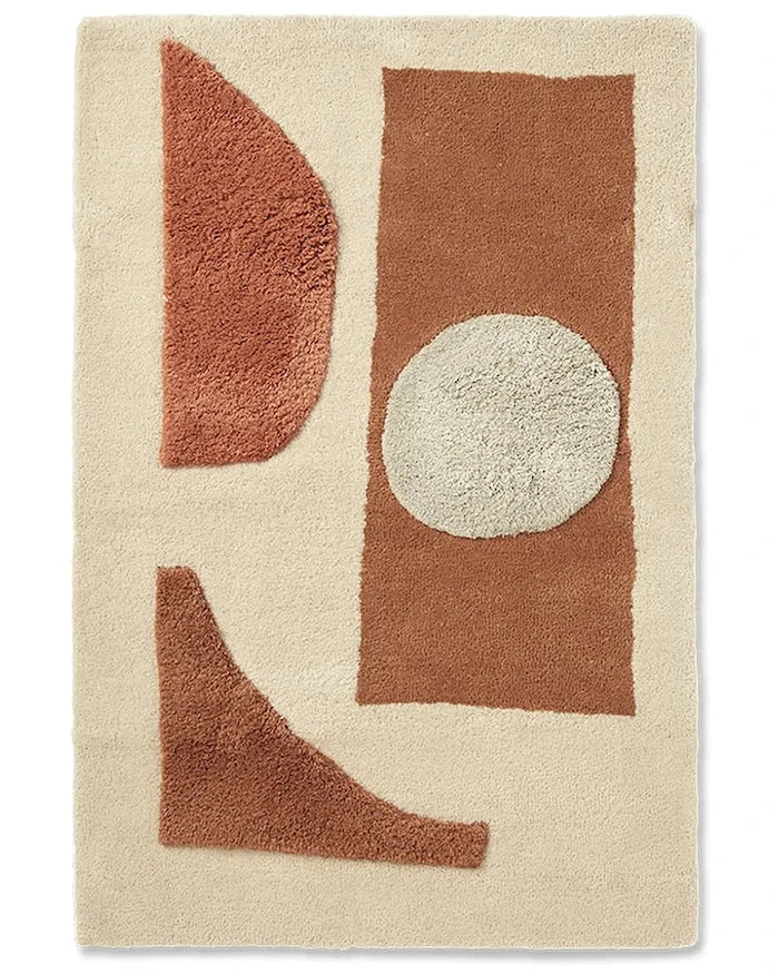 Вълнен килим ferm LIVING Bloco 120 x 80 cm