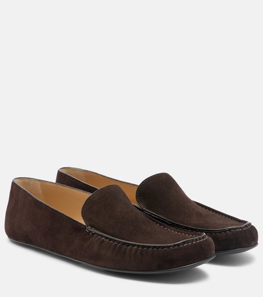 The Row - Leo suede loafers