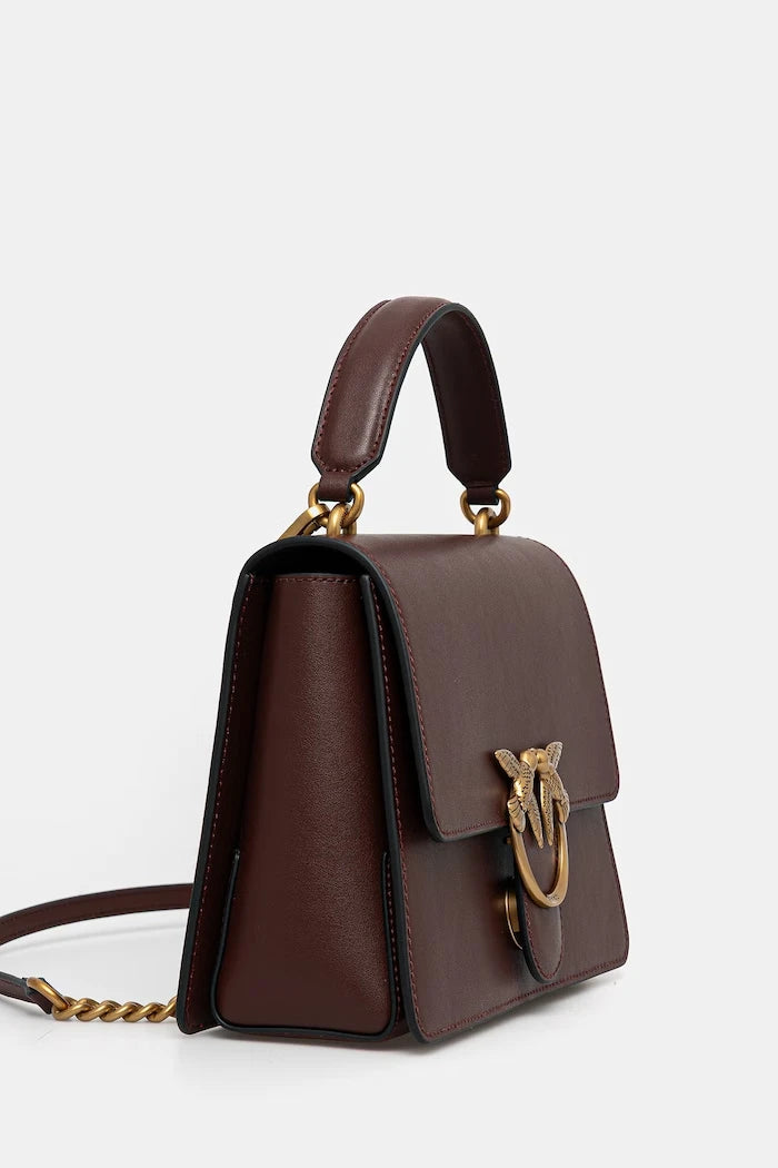 Pinko kadın deri crossbody çanta