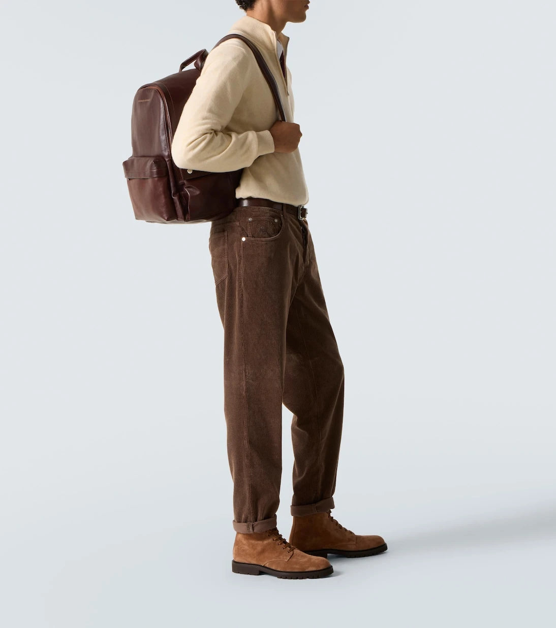 Brunello Cucinelli - Leather backpack