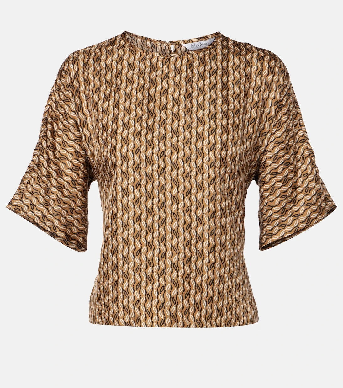 Max Mara - Nordica printed silk blouse