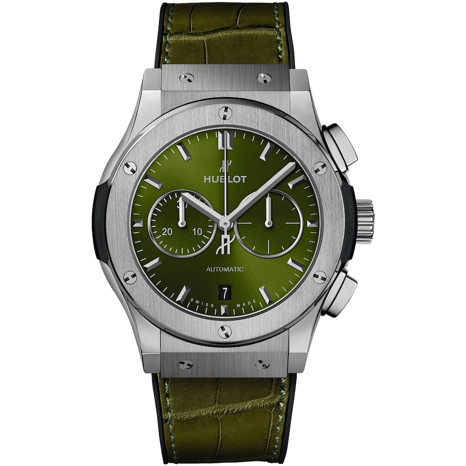 Hublot Titanium Classic Fusion Chronograph Watch 42mm