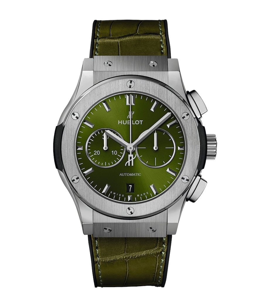 Hublot Titanium Classic Fusion Chronograph Watch 42mm
