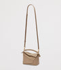 LOEWE Brown Mini Leather Puzzle Edge Top-Handle Bag