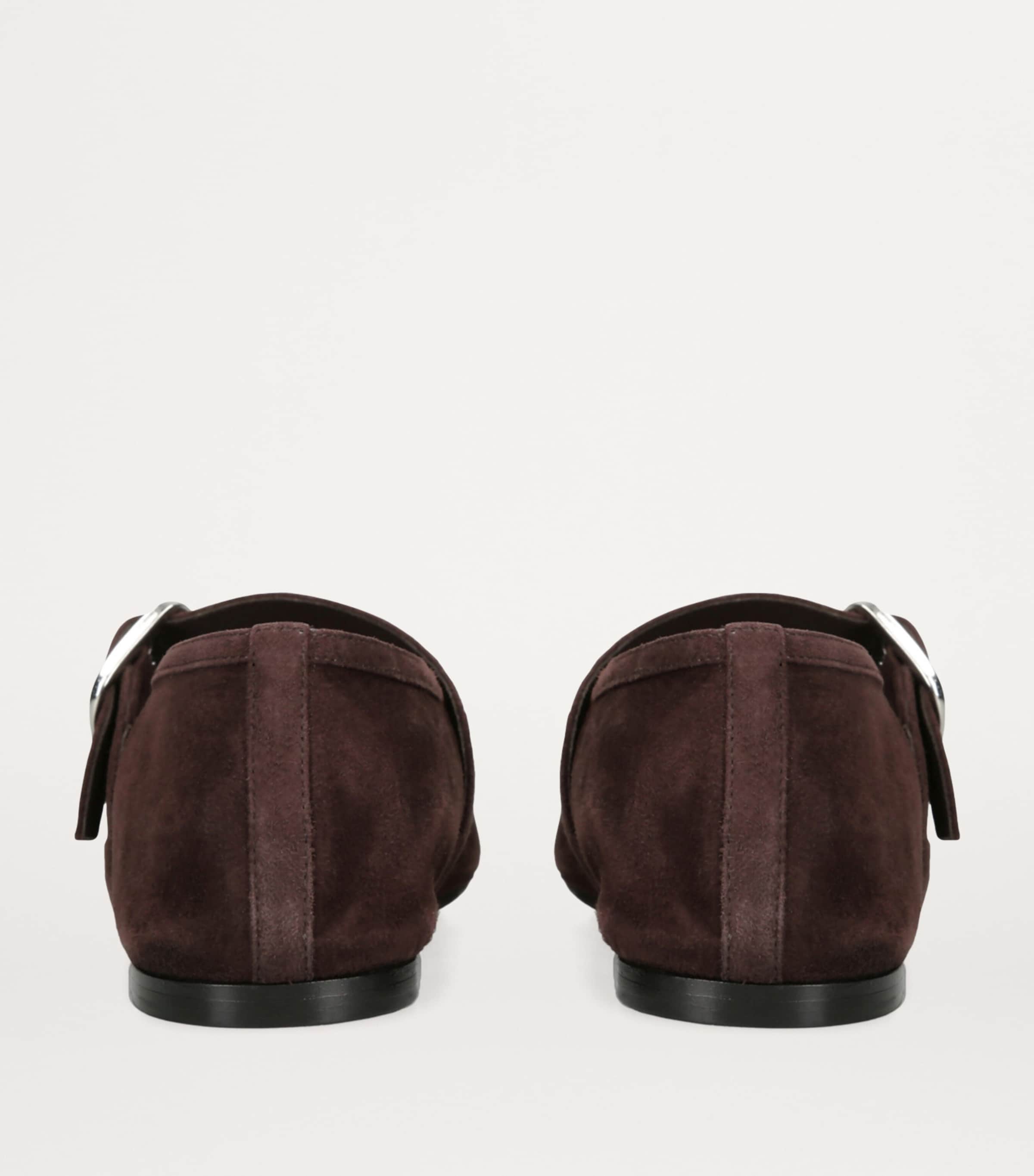 Le Monde Beryl Brown Suede Stella Flats