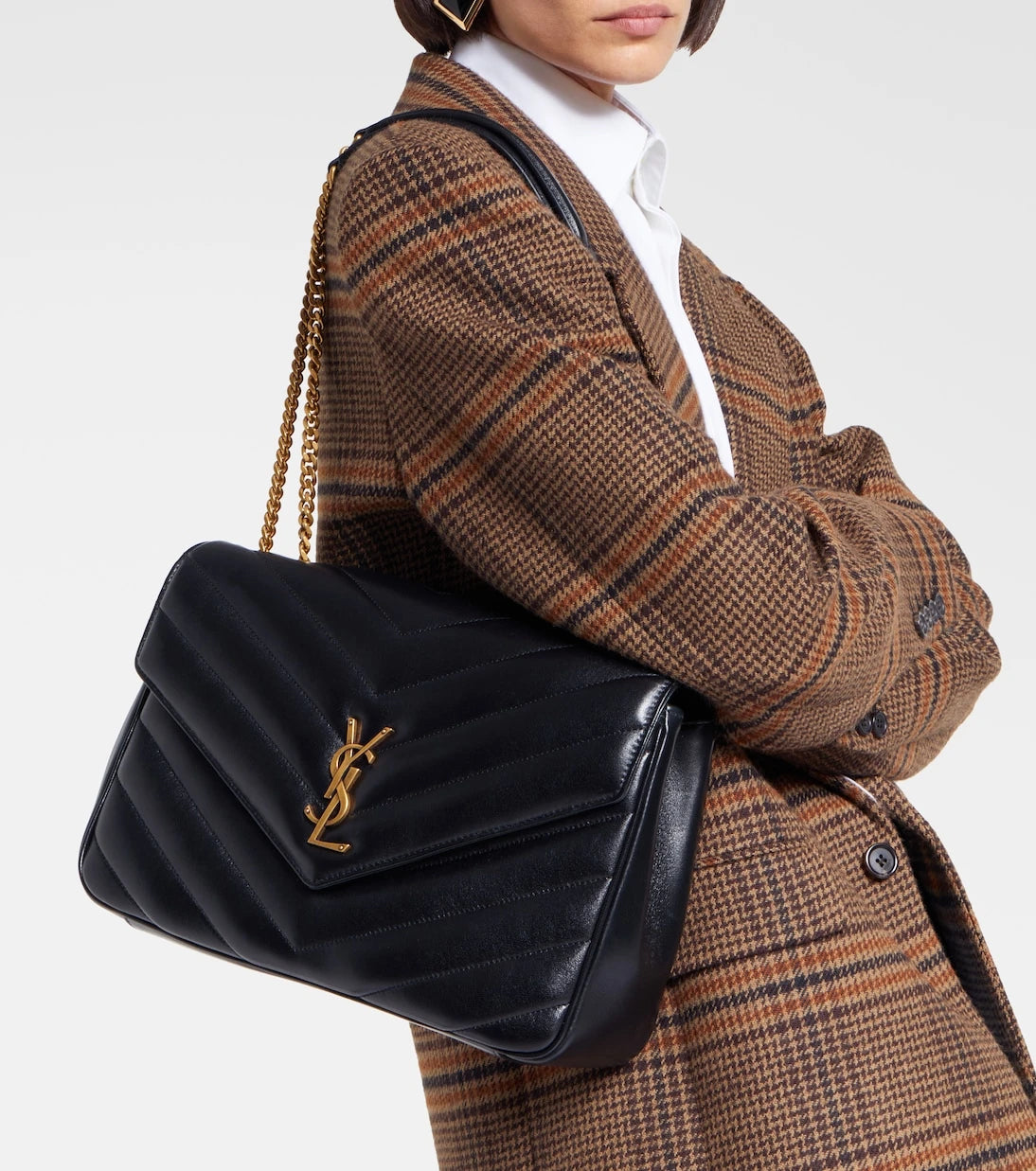Saint Laurent - Loulou Large leather shoulder bag
