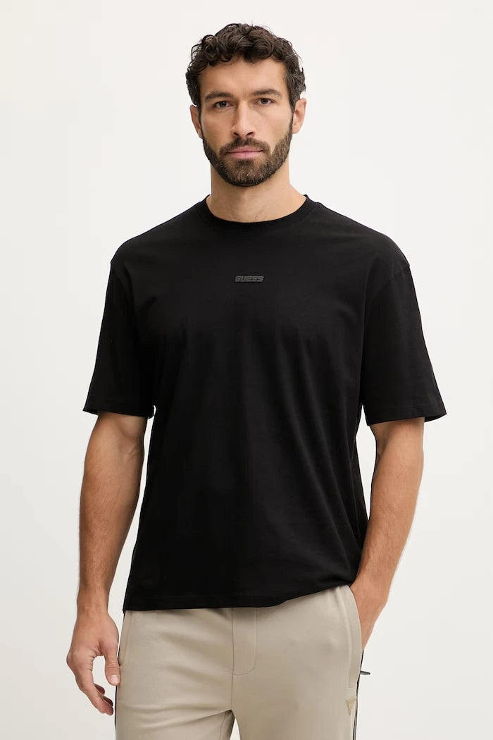 Памучна тениска Guess GIANO