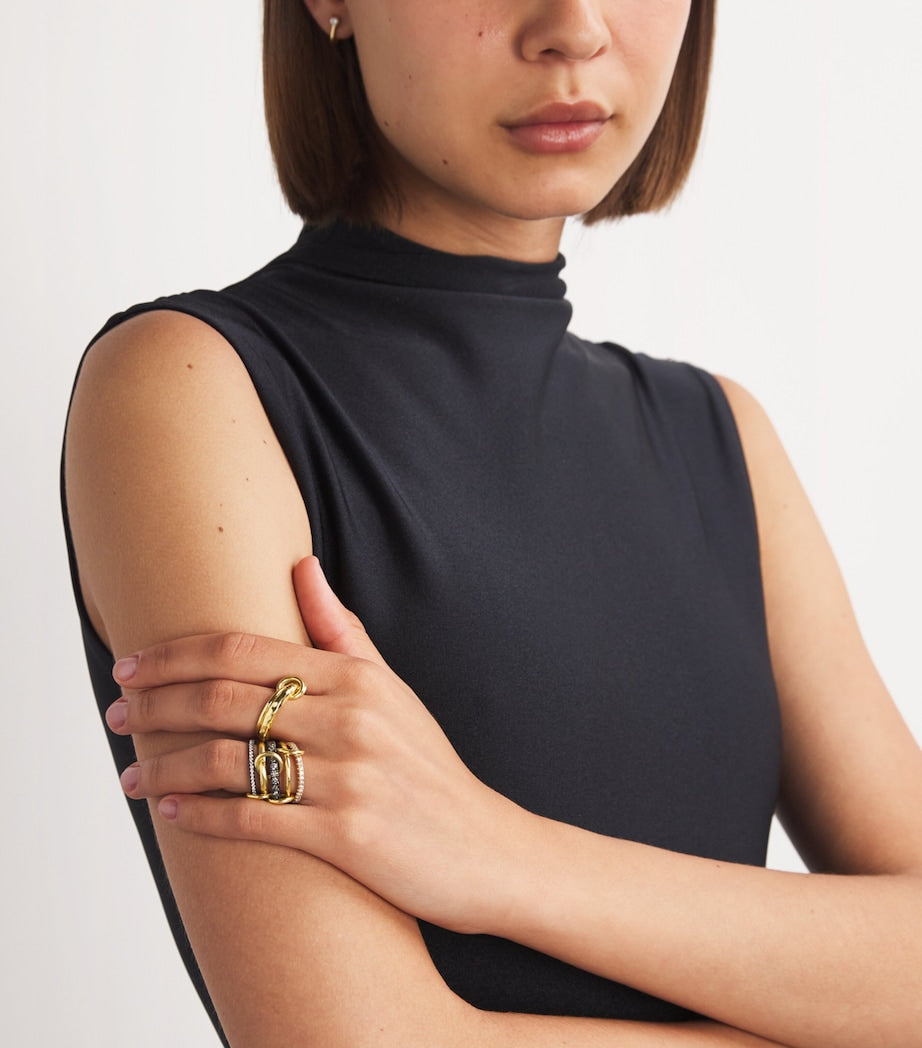 Yellow Gold Agon Ring