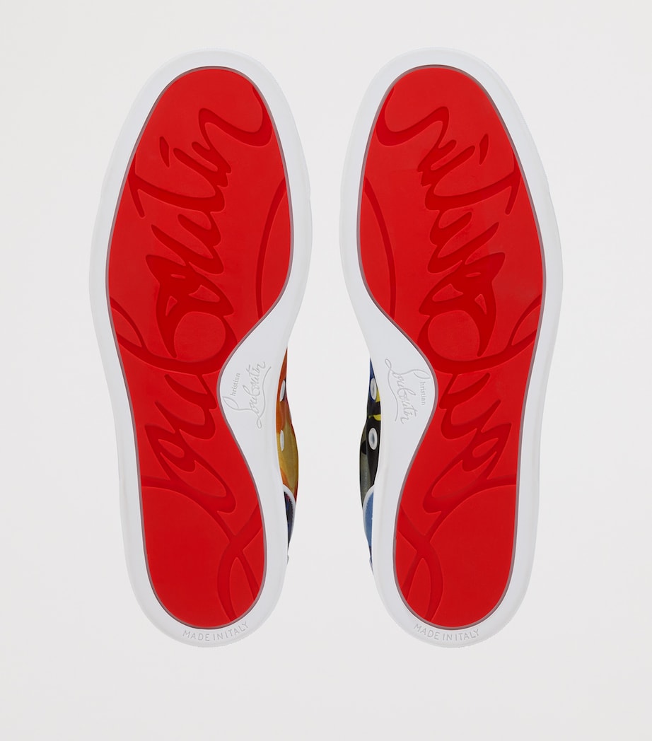 Christian Louboutin Red Fun Louise Junior Sneakers
