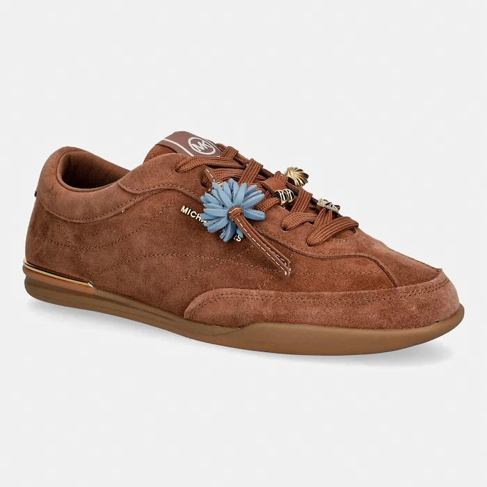 Велурени маратонки MICHAEL Michael Kors Nolan Lace Up