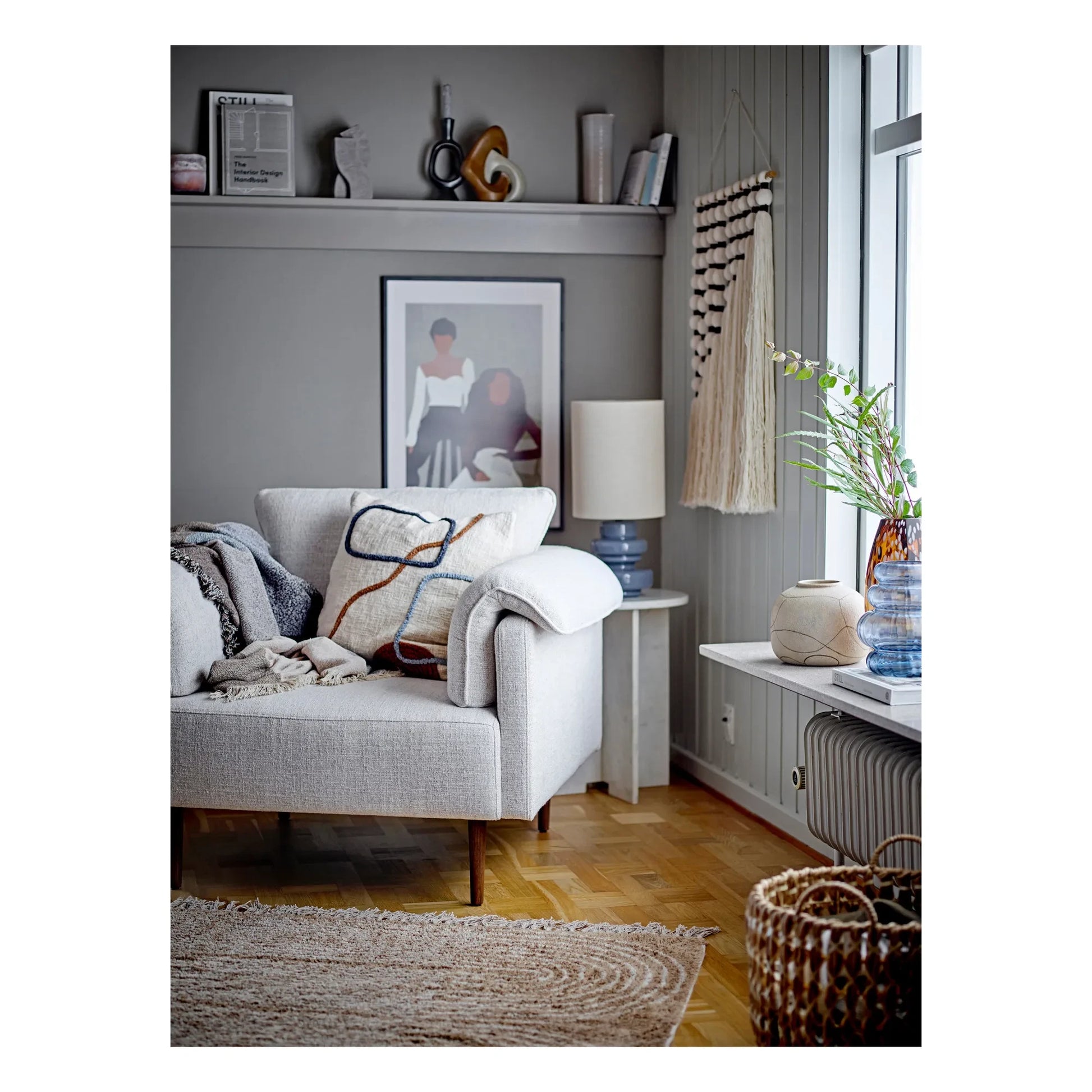 Bloomingville - Fabiola table lamp | Blue
