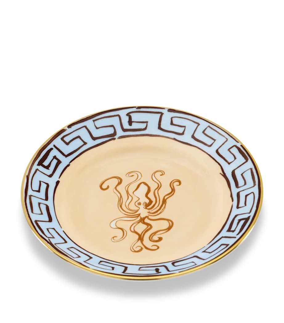 GINORI 1735 Porcelain Il Viaggio di Nettuno Bread Plate (16cm)