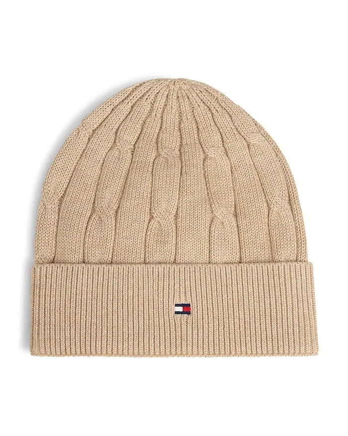 Tommy Hilfiger çocuk pamuk beanie şapka