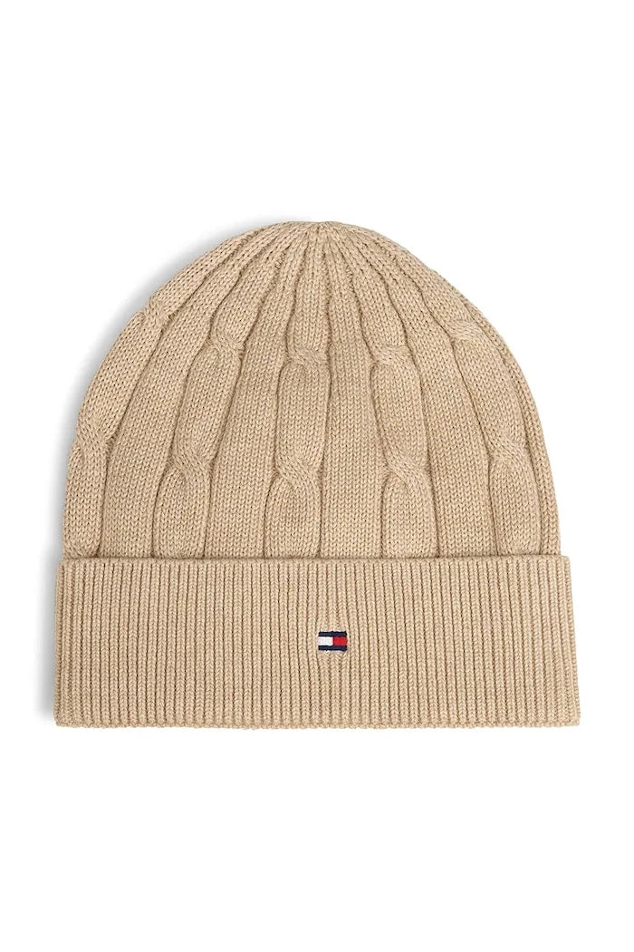 Tommy Hilfiger çocuk pamuk beanie şapka