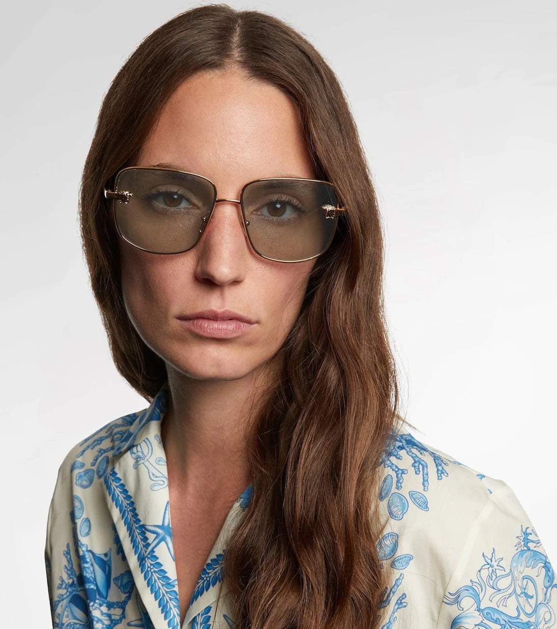 Versace - Medusa square sunglasses