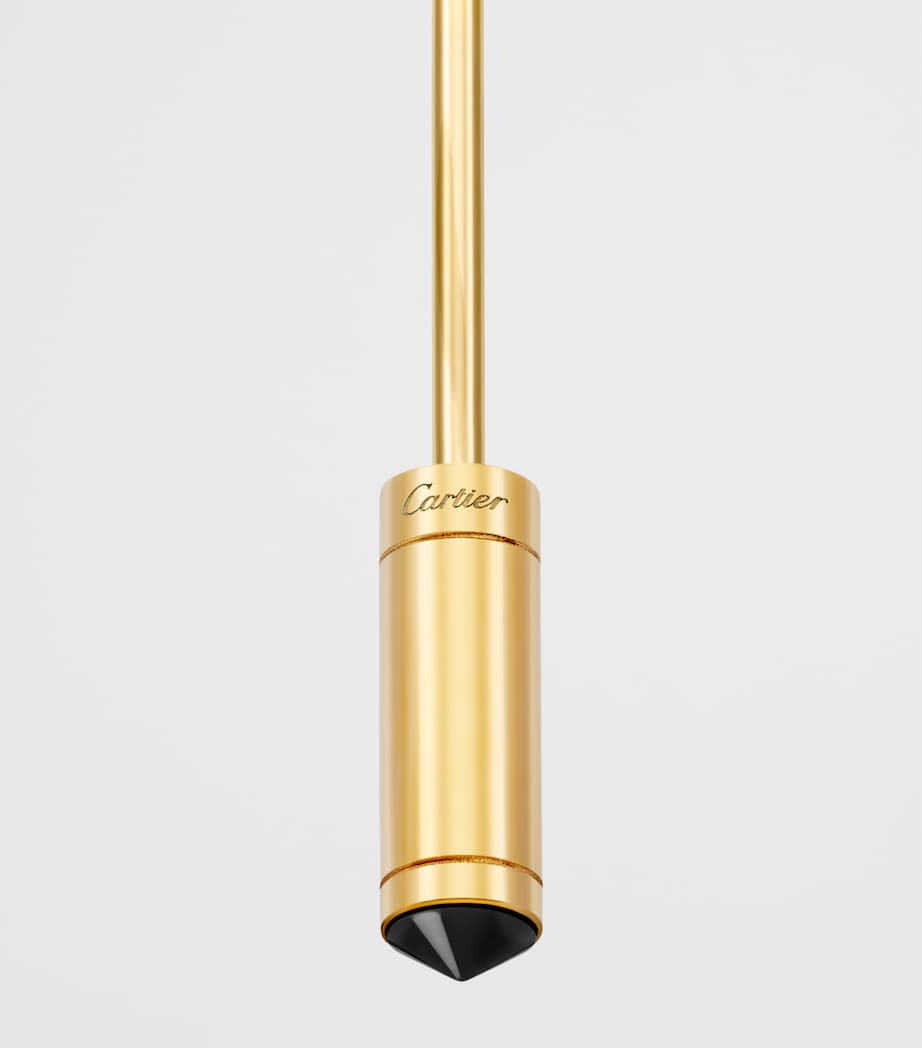 Yellow Gold, Onyx and Tsavorites Panthère de Cartier Tie Pin