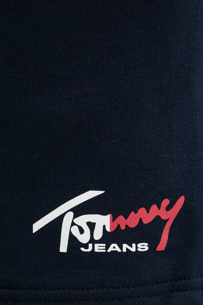 Tommy Jeans erkek pamuklu spor kısa şort