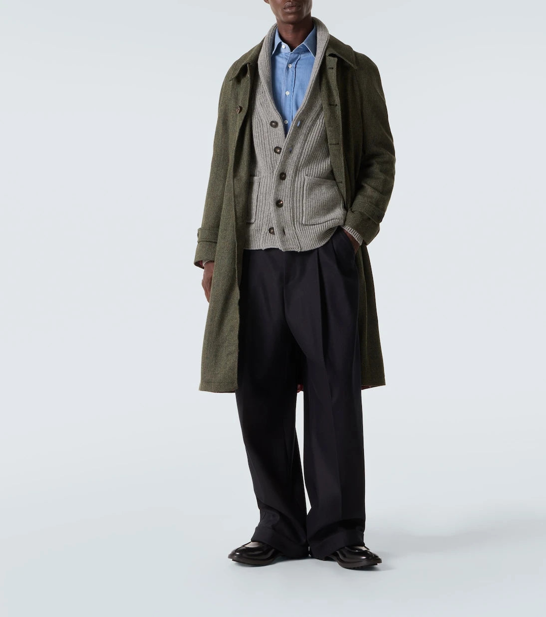 Thom Sweeney - Wool and cashmere cardigan