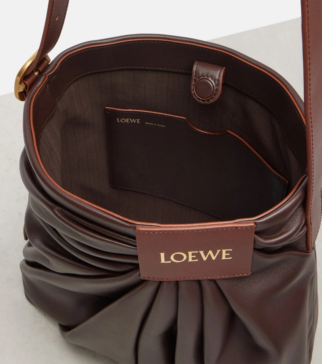 Loewe - Drapeli deri tote çanta