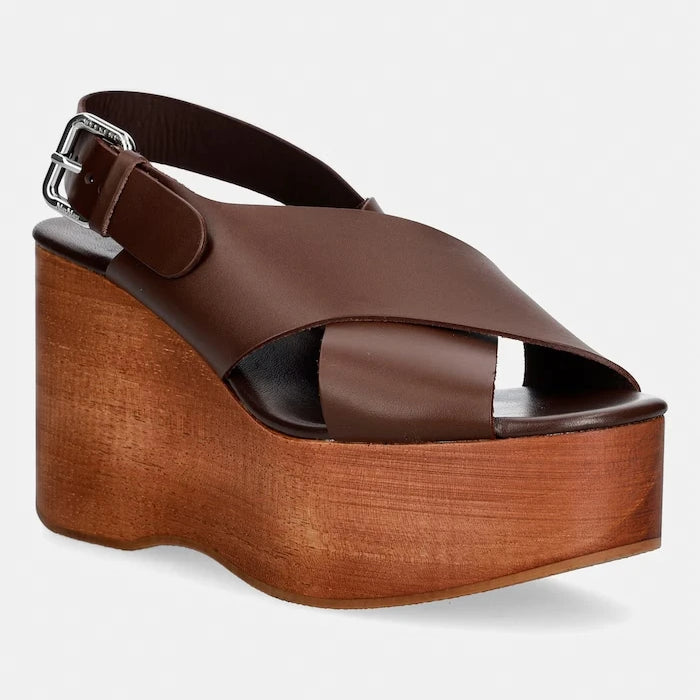 Weekend Max Mara Сандали кожени Wkaangio