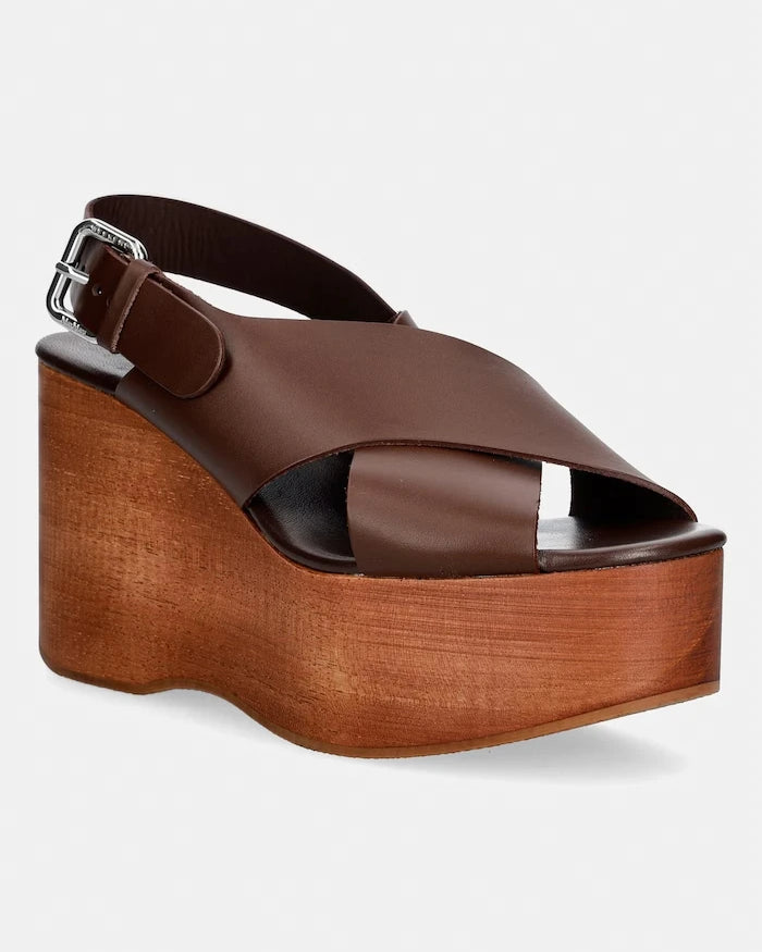 Weekend Max Mara Deri Sandalet Wkaangio