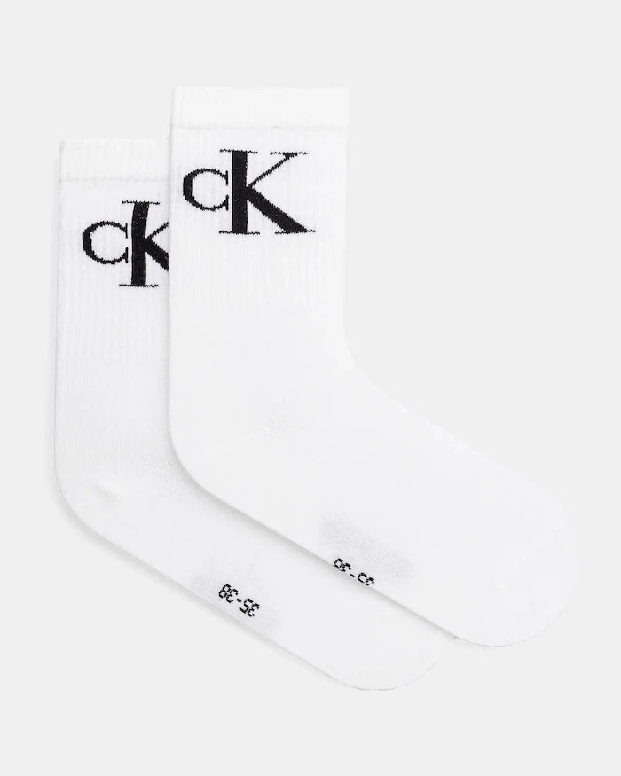 Calvin Klein Jeans kadın pamuklu çorap 2'li