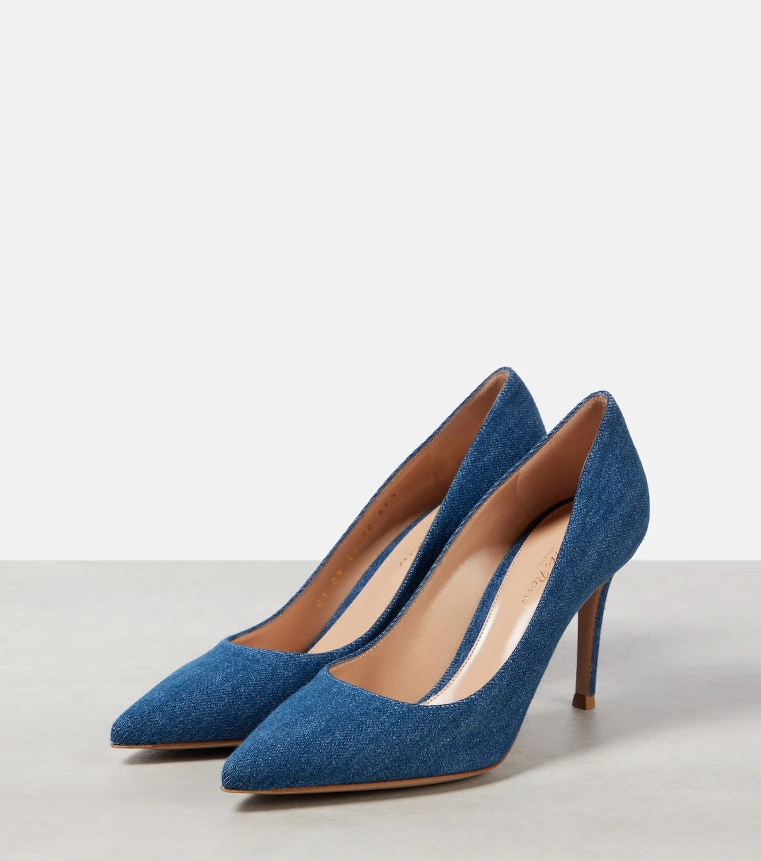 Gianvito Rossi - Gianvito 85 denim pumps