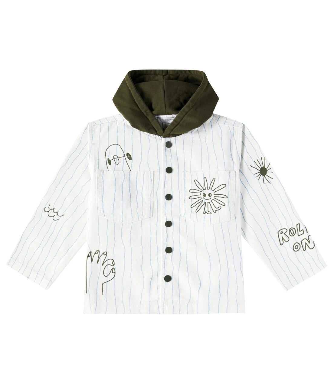 Stella McCartney Kids - جاكيت من القطن المطبوع