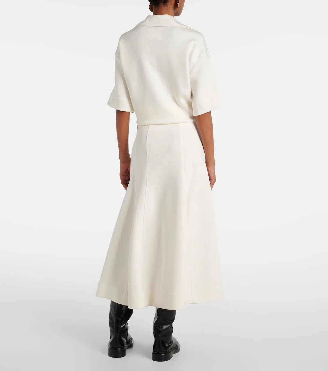 Jil Sander - Knitted midi skirt