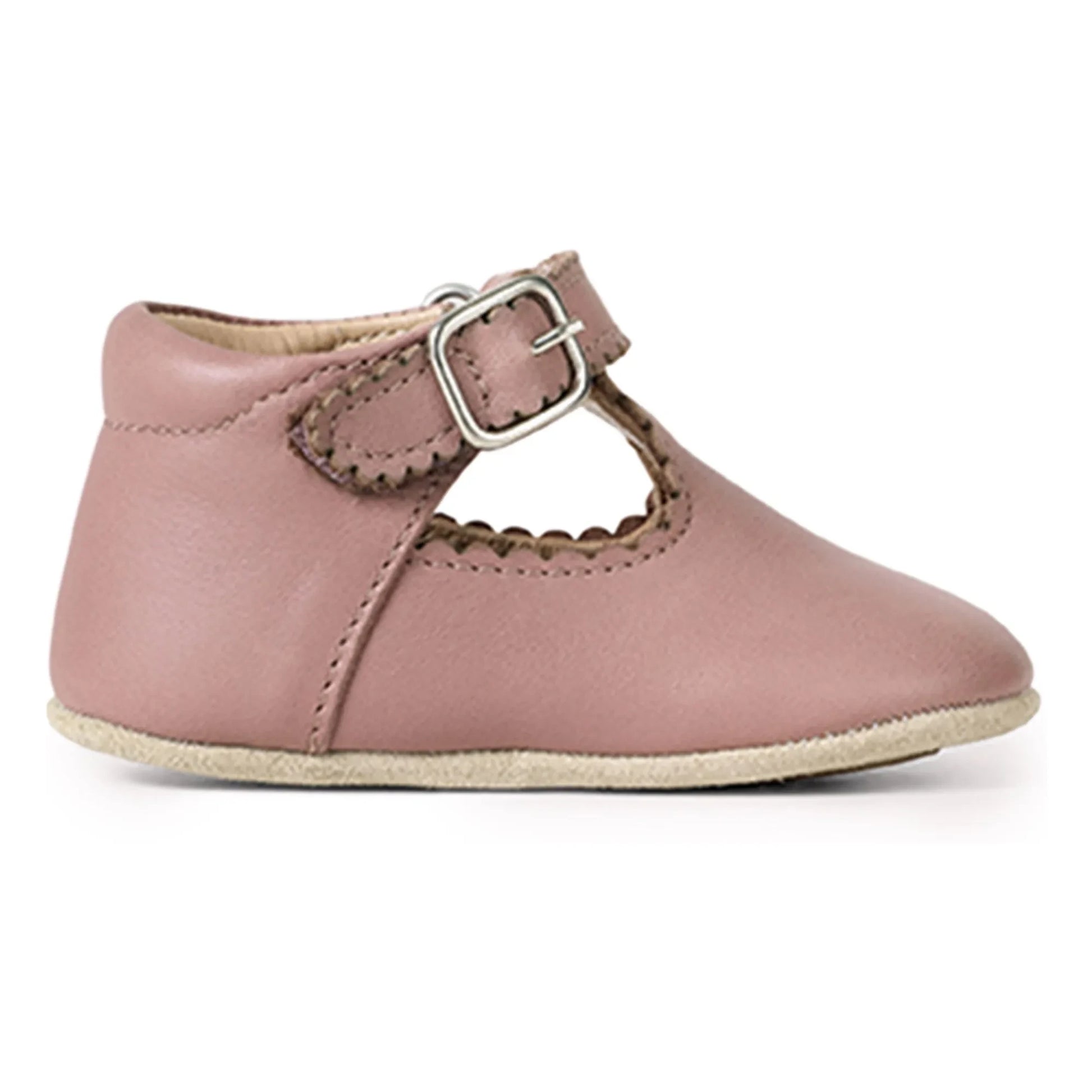 Petit Nord - Babies T-Bar Scallop | Pink