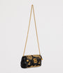 Balmain Black Leather B-Buzz 23 Clutch Bag