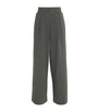 Varley Grey The Extra Wide Leg Trousers