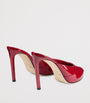 Red Brigitte 100 Patent Leather Mules