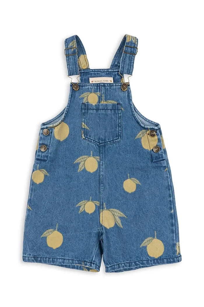 Konges Sløjd MAGOT OVERALLS GOTS Çocuk Denim Tulum