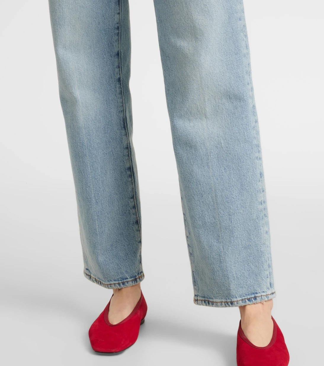 7 For All Mankind - Calle low-rise straight jeans