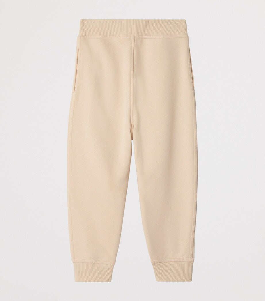 Burberry Kids Cotton Check Label Sweatpants (3-12 Years)