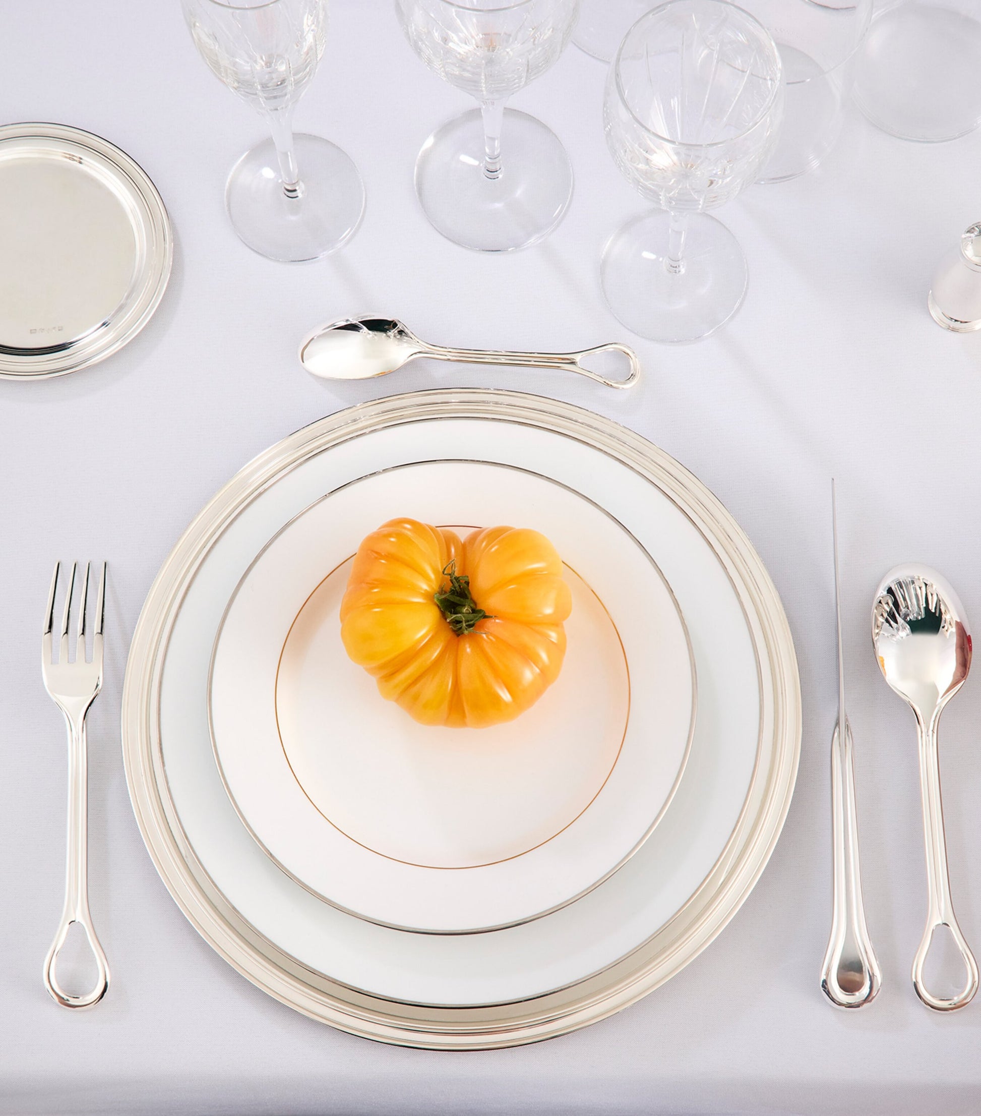 Christofle Silver-Plated Shell Carrousel Cutlery Set