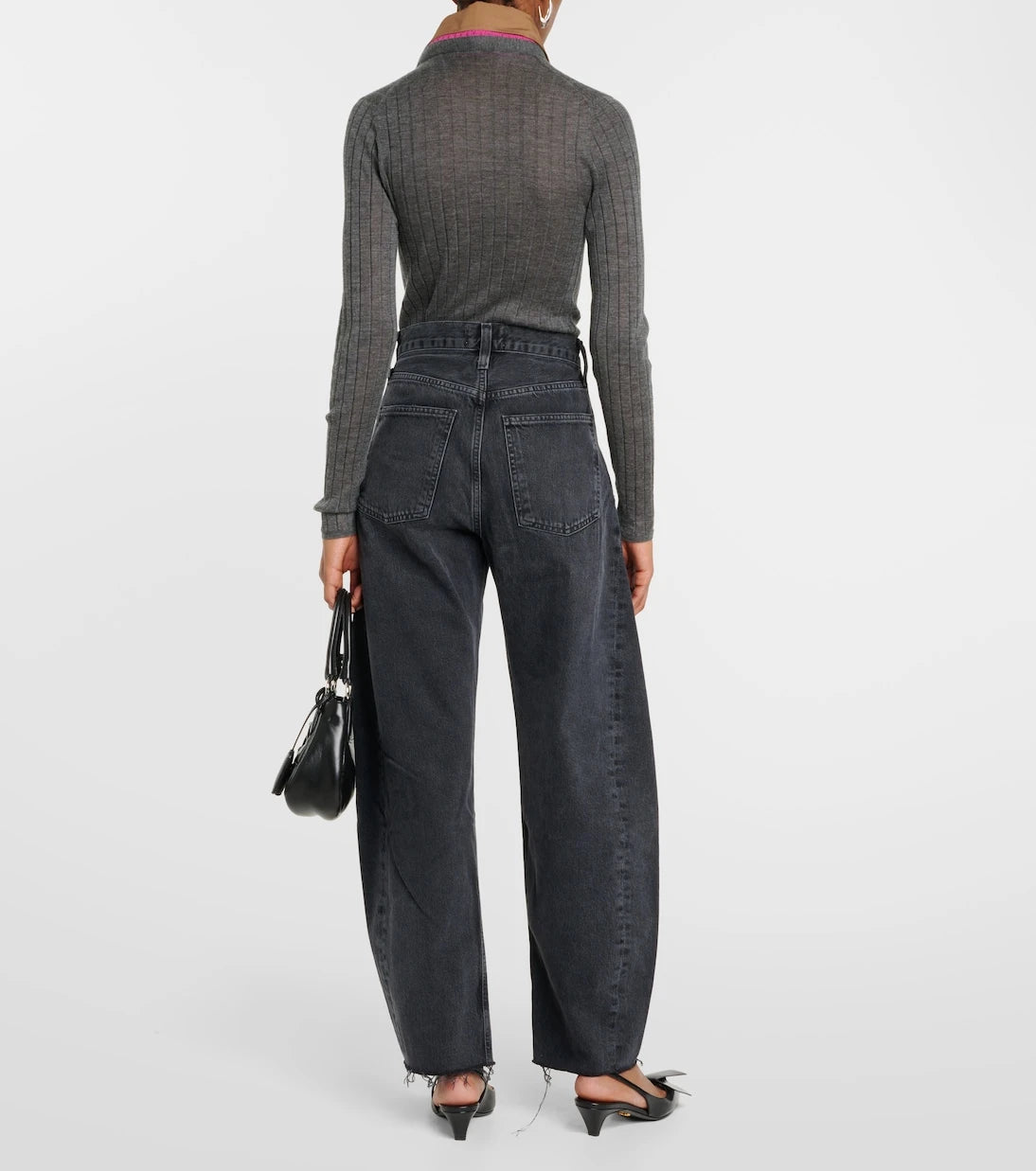 Agolde - Luna high-rise barrel-leg jeans