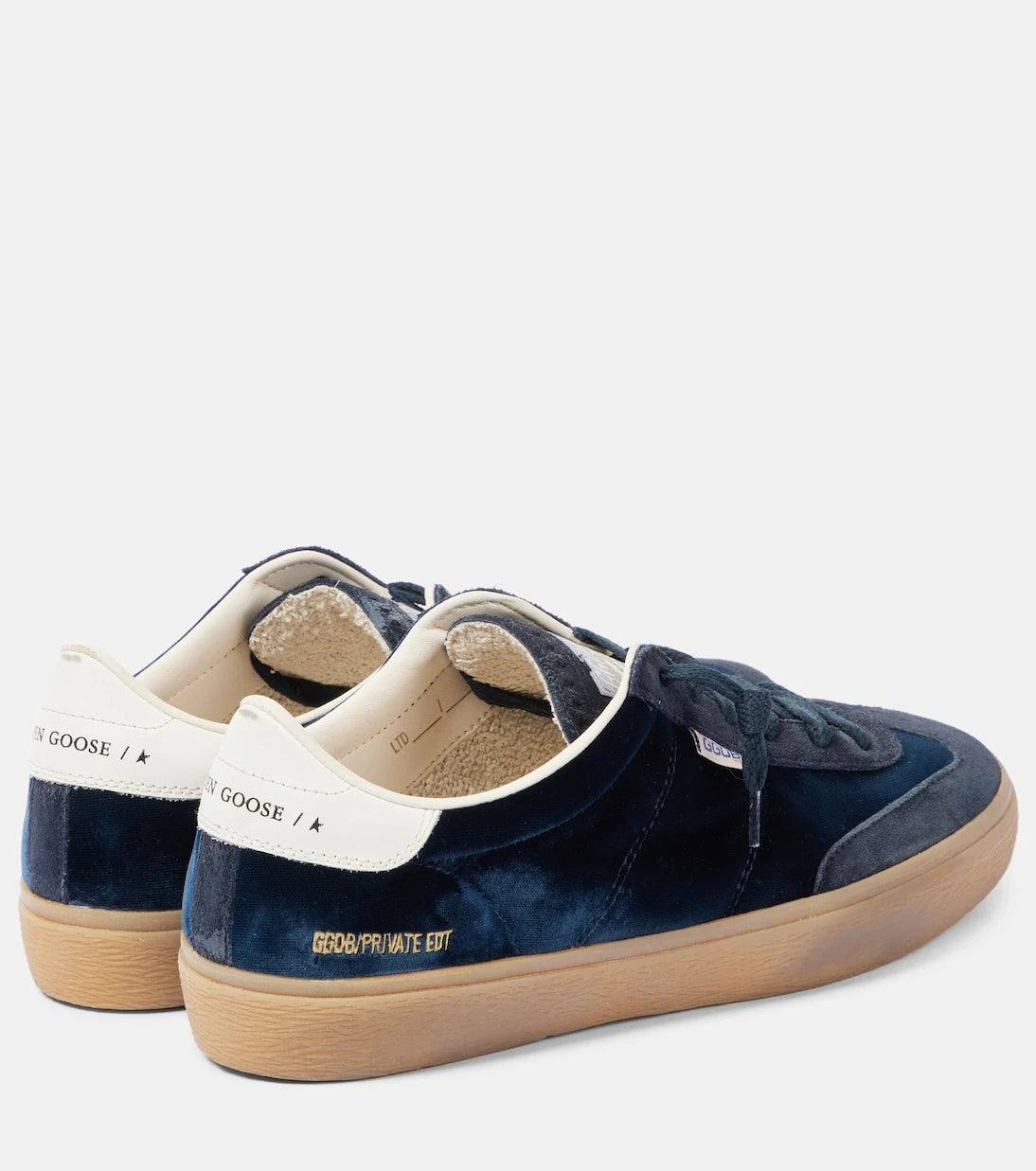 Golden Goose - Soul Star velvet and suede sneakers