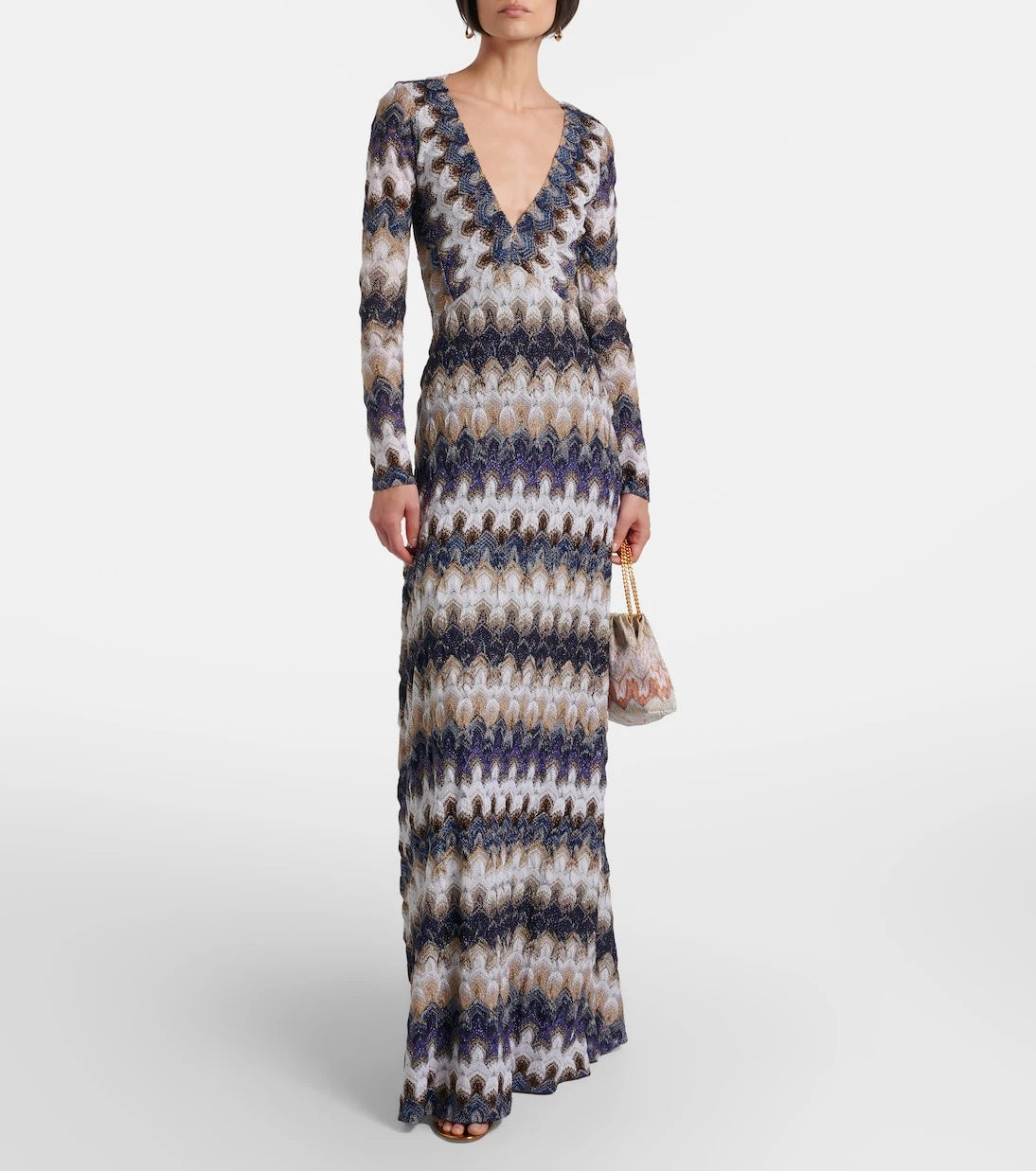 Missoni - فستان ماكسي لاميه
