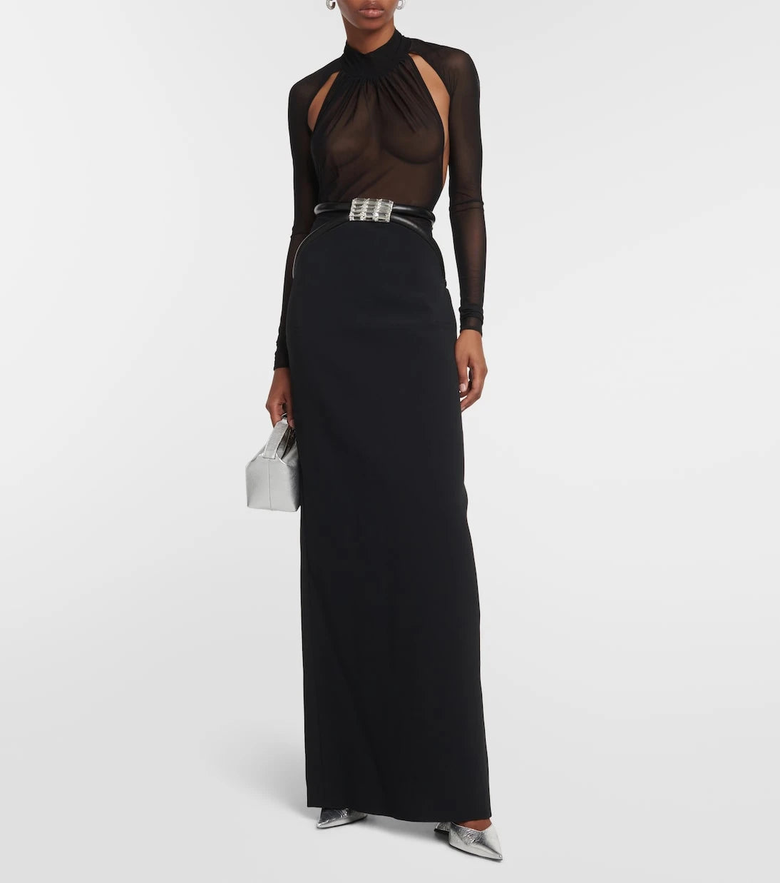 David Koma - Cutout mesh bodysuit