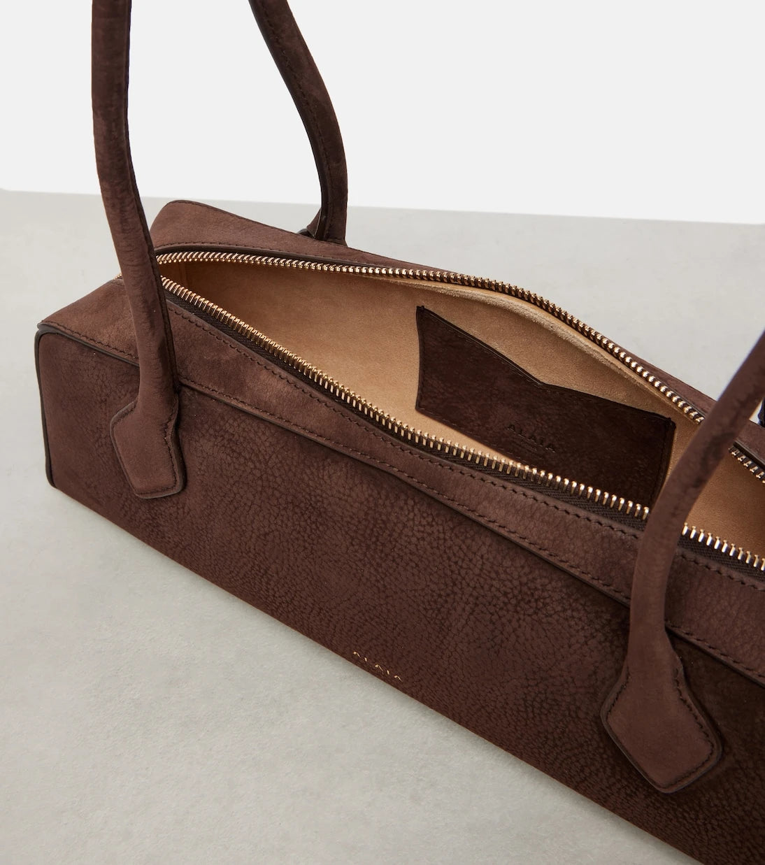 Alaïa - Le Teckel Medium suede shoulder bag