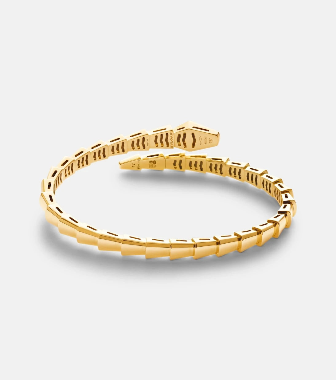 Bvlgari - Serpenti Viper 18kt gold bracelet with diamonds