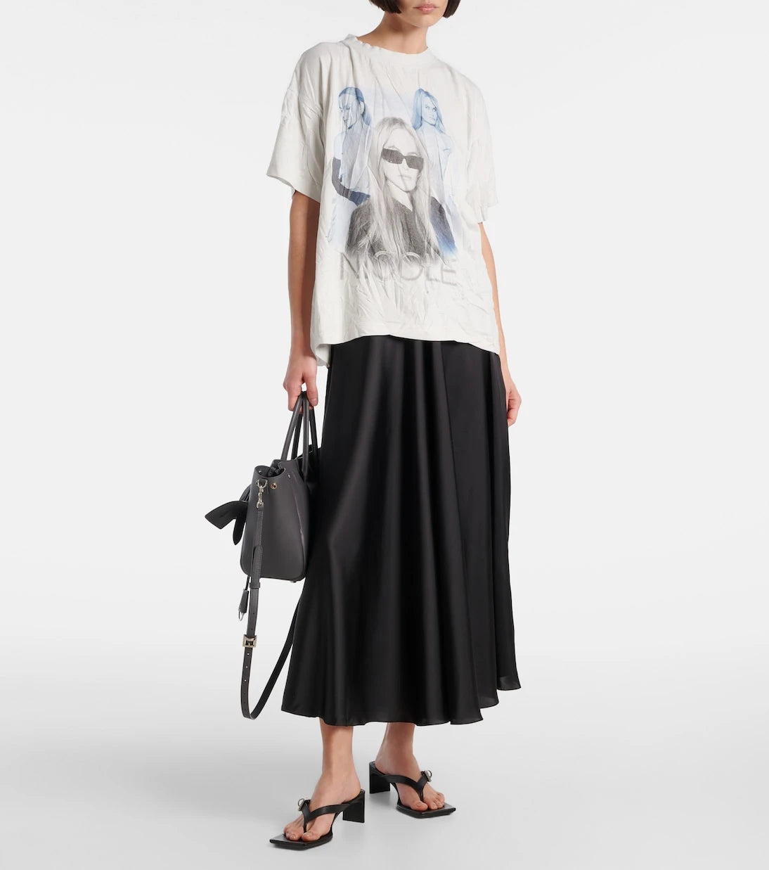 Balenciaga - صنادل Bel Air 50 الجلدية