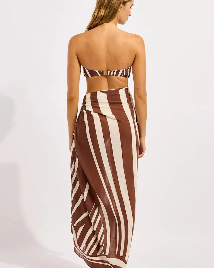 Seafolly Kadın Plaj Eteği Coastline Sarong